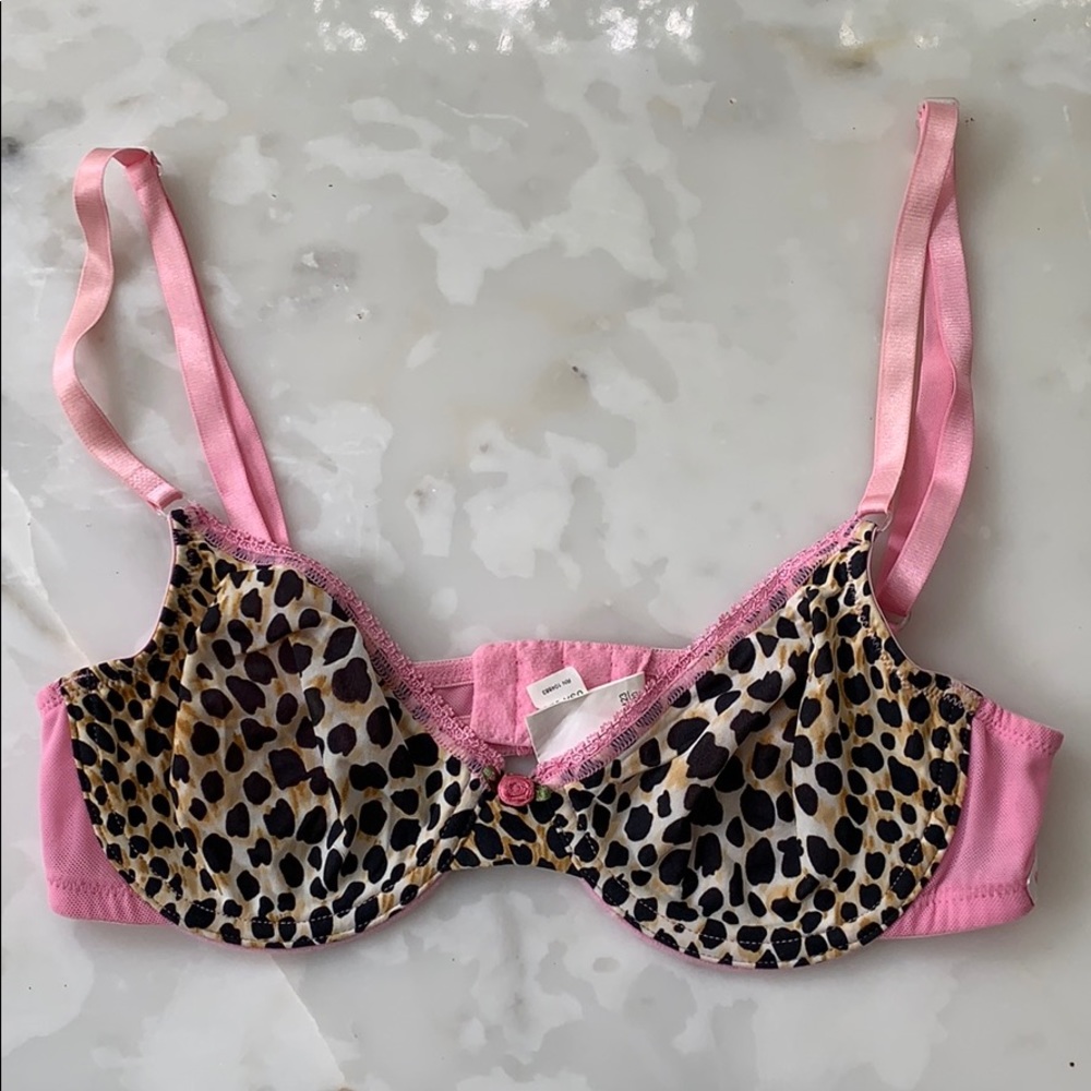 D&G dolce gabbana leopard bra